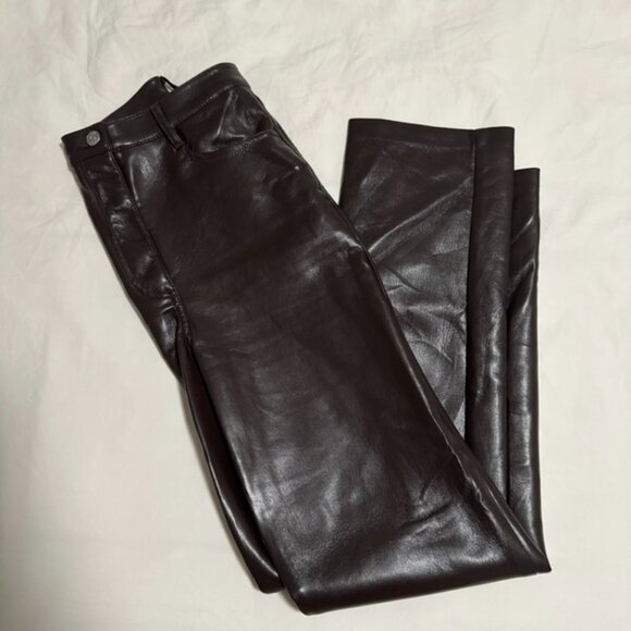 (Aritzia) Wilfred The Melina™ Pant - Chocolate Brown - Picture 1 of 3